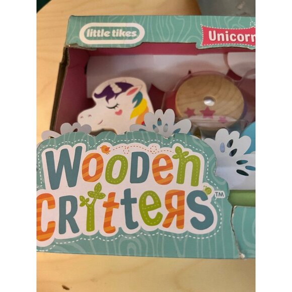 Little Tikes Wooden Critters Unicorn Developmental Pull Toy brand new - Picture 6 of 6